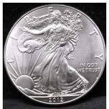 2012 SILVER EAGLE GEM