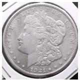 1921 S MORAN DOLLAR XF