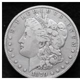 1879 S MORAN DOLLAR XF