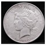 1922 PEACE DOLLAR XF