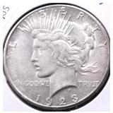 1923 S PEACE DOLLAR XF
