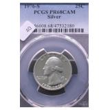 1976 S PCGS PF68DC WASHINGTON QUARTER