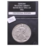 1941 WALKING HALF DOLLAR VG