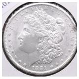 1881 S GEM BU MORGAN DOLLAR