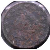 1835 LARGE CENT VG DETAILS