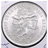 SILVER 25 PESOS CHOICE BU