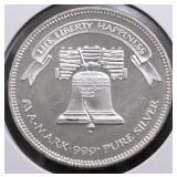 1 OZ .999 SILVER ROUND