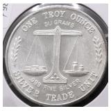 1 OZ .999 SILVER ROUND