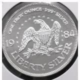 1 OZ .999 SILVER ROUND