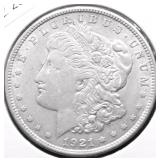 1921 MORGAN DOLLAR XF