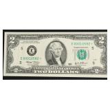 GEM BU 2 $ STAR LOW SERIAL NUMBER FEDRAL RESERVE N
