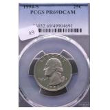 1994 S PCGS PF69DC WASHINGTON QUARTER