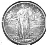 1917 D TYPE 1 STANDING QUARTER AU