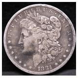 1884 S MORGAN DOLLAR XF
