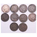 10 INDIAN HEAD CENTS