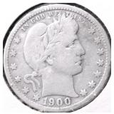 1900 O BARBER QUARTER VG