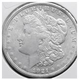 1921 S MORGAN DOLLAR XF