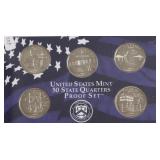 PROOF QUARTER SET NO BOX