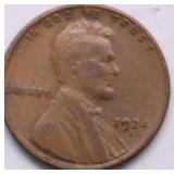 1924 D LINCOLN CENT VF
