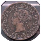 1876 CANADA LARGE CENT VF