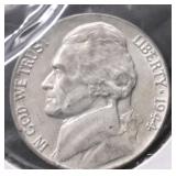 1944 P WAR NICKEL AU