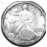 1986 SILVER EAGLE GEM