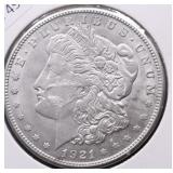 1921 S MORGAN DOLLAR XF