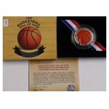 2020 BASKETBALL HALF DOLLAR W BOX PAPERS
