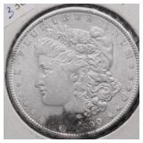 1890 MORGAN DOLLAR XF