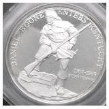 DANIEL BOONE SILVER ROUND