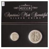 1938 SILVER COINS