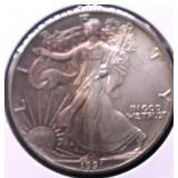 1991 SILVER EAGLE GEM TONER