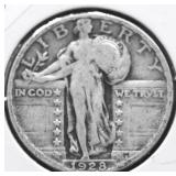 1928 STANDING QUARTER VF