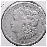1921 S MORGAN DOLLAR XF