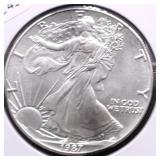 1987 SILVER EAGLE GEM