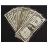 8 SILVER CERTIFICATES