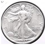 1943 WALKING HALF DOLLAR XF