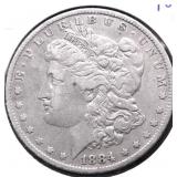 1884 O MORGAN DOLLAR XF