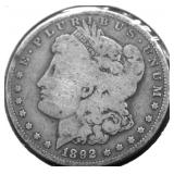 1892 O MORGAN DOLLAR G