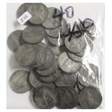 40 WAR NICKELS