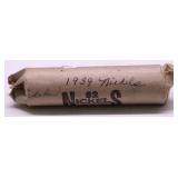 ROLL OF 1939 NICKELS CIRC