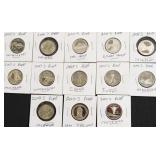 13 PROOF  QUARTERS