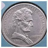 1918 CHOICE BU LINCOLN HALF DOLLAR