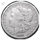 1883 MORGAN DOLLAR VG