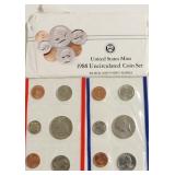 1988 MINT SET P D MINTS