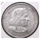 1893 CHOICE BU COLUMBIAN EXPO HALF DOLLAR