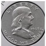 1963 PROOF FRANKLIN HALF DOLLAR