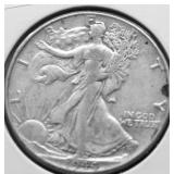 1944 WALKING HALF DOLLAR XF
