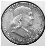 1960 CHOICE BU FRANKLIN HALF DOLLAR