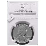 1961 NGC PF65 FRANKLIN HALF DOLLAR